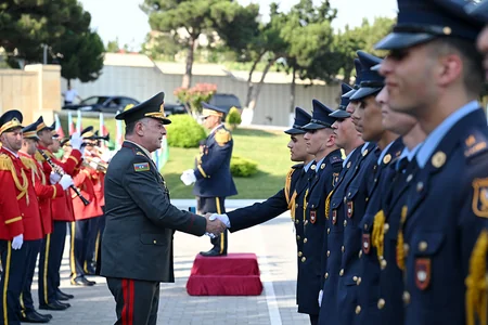 Cəmşid Naxçıvanski adına Hərbi Liseyin növbəti buraxılış mərasimi keçirilib