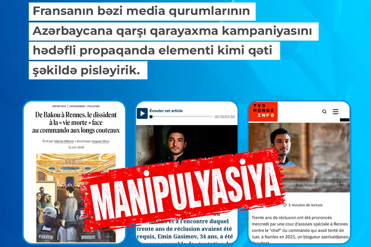 MEDİA condemns French media's defamatory campaign against Azerbaijan