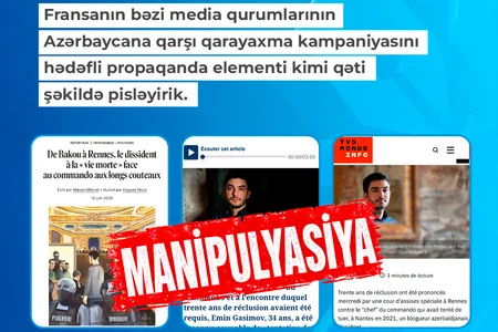 MEDİA: Fransanın bəzi media qurumlarının Azərbaycana qarşı qarayaxma kampaniyasını qəti pisləyirik