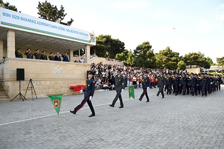 Cəmşid Naxçıvanski adına Hərbi Liseyin növbəti buraxılış mərasimi keçirilib