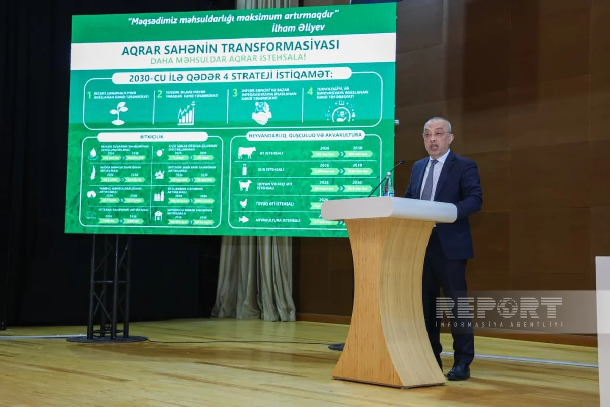 Zaur Mikayılov: Mərkəzi Aran rayonlarında 242 min hektardan çox suvarılan sahə mövcuddur