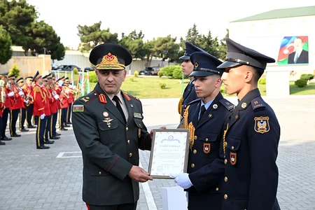 Cəmşid Naxçıvanski adına Hərbi Liseyin növbəti buraxılış mərasimi keçirilib