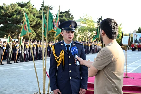Cəmşid Naxçıvanski adına Hərbi Liseyin növbəti buraxılış mərasimi keçirilib
