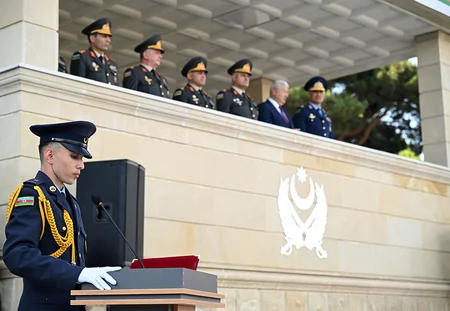 Cəmşid Naxçıvanski adına Hərbi Liseyin növbəti buraxılış mərasimi keçirilib