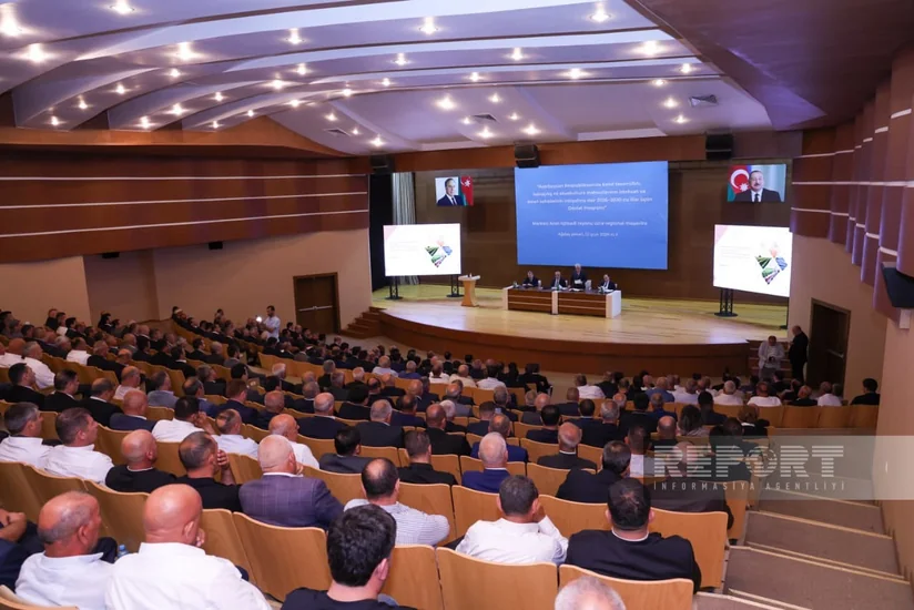 Ağdaşda aqrar sahədə yeni Dövlət Proqramına dair regional müşavirə keçirilib