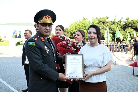 Cəmşid Naxçıvanski adına Hərbi Liseyin növbəti buraxılış mərasimi keçirilib