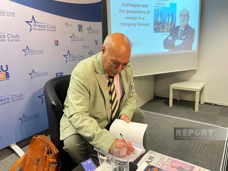 Book on Azerbaijan's role in Eurasian energy presented in Brussels