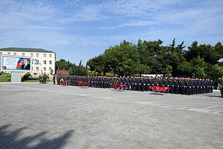 Cəmşid Naxçıvanski adına Hərbi Liseyin növbəti buraxılış mərasimi keçirilib