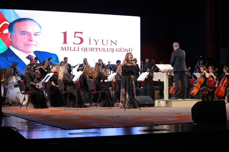Naxçıvanda Milli Qurtuluş Gününə həsr olunmuş konsert proqramı təşkil edilib