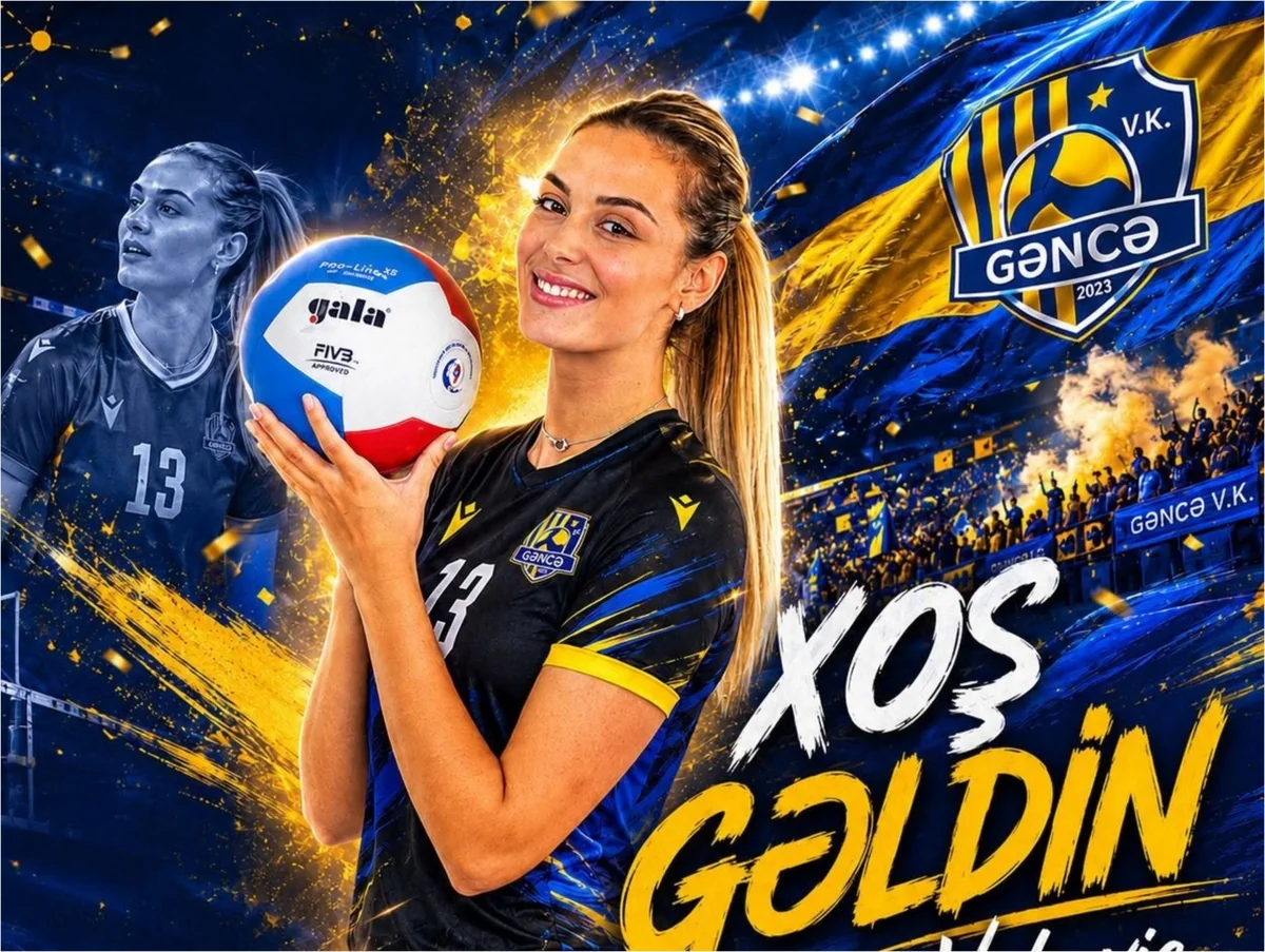 Gəncə voleybol klubu heyətini Militsa Vukoviçlə gücləndirib