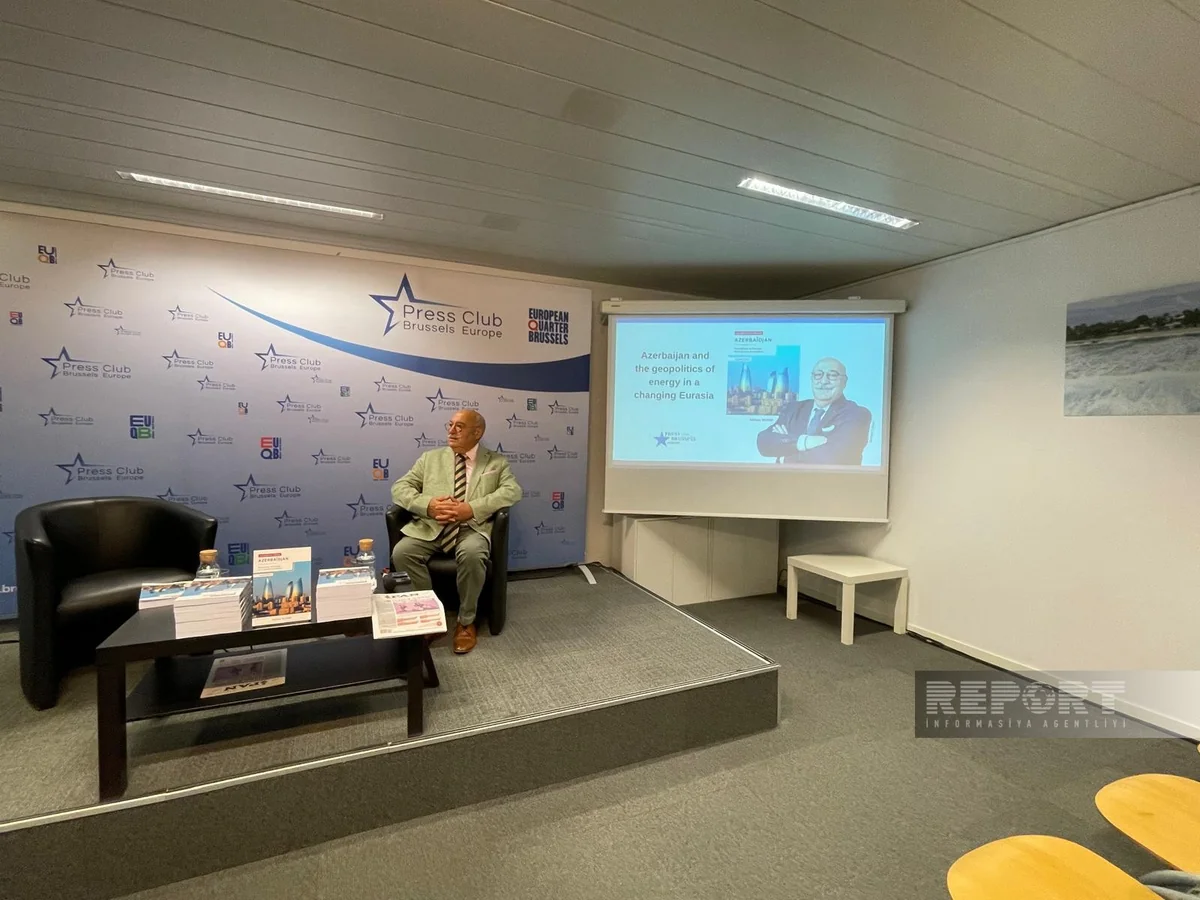 Book on Azerbaijan's role in Eurasian energy presented in Brussels