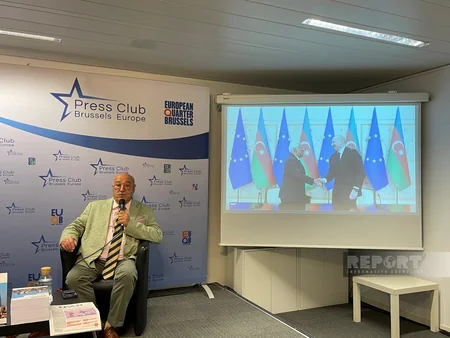 Book on Azerbaijan's role in Eurasian energy presented in Brussels