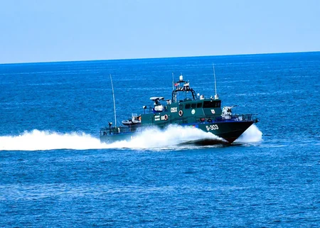 Azerbaijan Navy holds live-fire tactical exercise