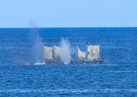 Azerbaijan Navy holds live-fire tactical exercise