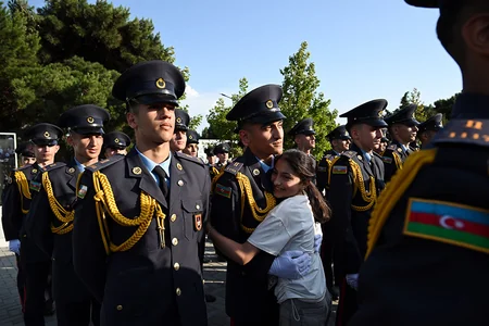 Cəmşid Naxçıvanski adına Hərbi Liseyin növbəti buraxılış mərasimi keçirilib