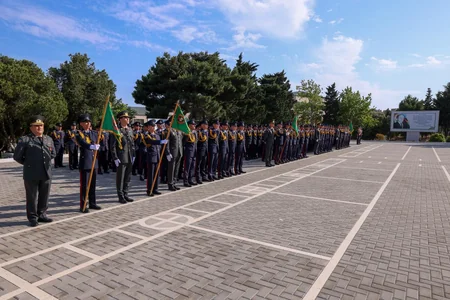 Cəmşid Naxçıvanski adına Hərbi Liseydə buraxılış mərasimi keçirilib