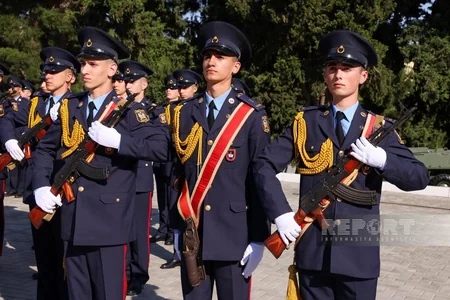 Cəmşid Naxçıvanski adına Hərbi Liseydə buraxılış mərasimi keçirilib