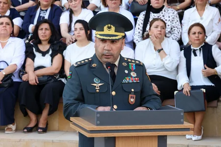 Cəmşid Naxçıvanski adına Hərbi Liseydə buraxılış mərasimi keçirilib