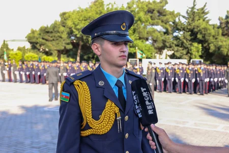 Cəmşid Naxçıvanski adına Hərbi Liseydə buraxılış mərasimi keçirilib