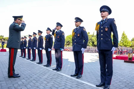 Cəmşid Naxçıvanski adına Hərbi Liseydə buraxılış mərasimi keçirilib