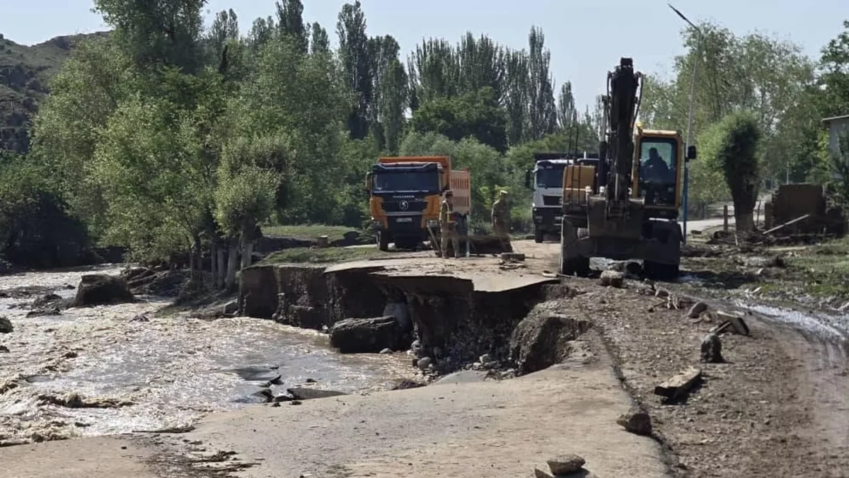 В одном из аймаков в Кыргызстане введен режим ЧС из-за селя