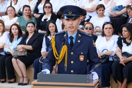 Cəmşid Naxçıvanski adına Hərbi Liseydə buraxılış mərasimi keçirilib