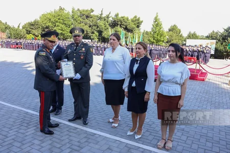 Cəmşid Naxçıvanski adına Hərbi Liseydə buraxılış mərasimi keçirilib