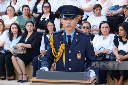 Cəmşid Naxçıvanski adına Hərbi Liseydə buraxılış mərasimi keçirilib