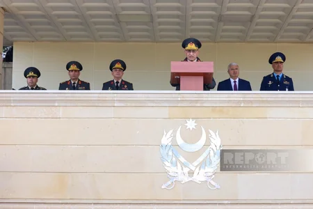 Cəmşid Naxçıvanski adına Hərbi Liseydə buraxılış mərasimi keçirilib