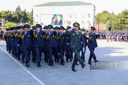 Cəmşid Naxçıvanski adına Hərbi Liseydə buraxılış mərasimi keçirilib