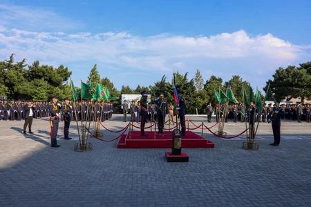 Cəmşid Naxçıvanski adına Hərbi Liseydə buraxılış mərasimi keçirilib