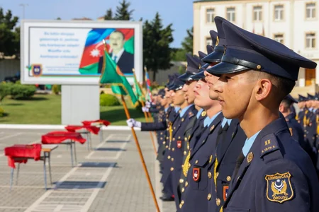 Cəmşid Naxçıvanski adına Hərbi Liseydə buraxılış mərasimi keçirilib