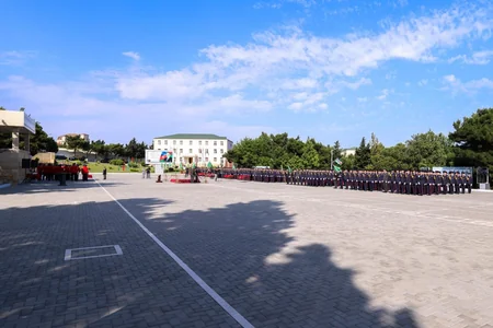 Cəmşid Naxçıvanski adına Hərbi Liseydə buraxılış mərasimi keçirilib