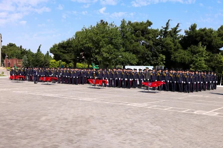 Cəmşid Naxçıvanski adına Hərbi Liseydə buraxılış mərasimi keçirilib