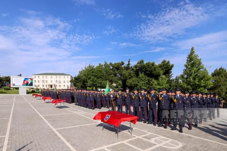 Cəmşid Naxçıvanski adına Hərbi Liseydə buraxılış mərasimi keçirilib