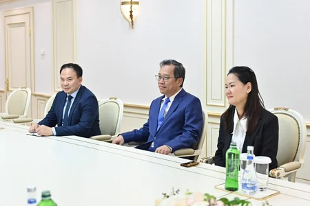Azerbaijani speaker mulls co-op with second vice president of Cambodian Senate