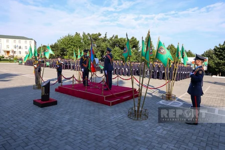 Cəmşid Naxçıvanski adına Hərbi Liseydə buraxılış mərasimi keçirilib