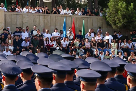 Cəmşid Naxçıvanski adına Hərbi Liseydə buraxılış mərasimi keçirilib