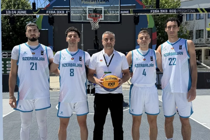 Avropa Kuboku: Azərbaycanın 3x3 basketbol üzrə milliləri yarımfinala yüksəlib