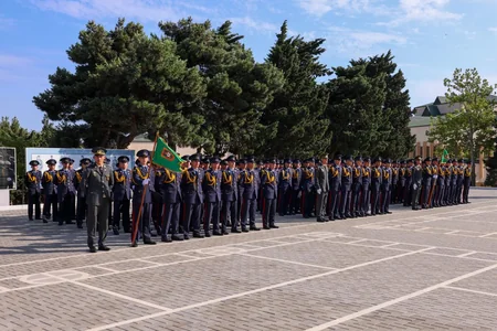 Cəmşid Naxçıvanski adına Hərbi Liseydə buraxılış mərasimi keçirilib