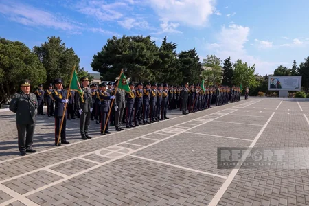 Cəmşid Naxçıvanski adına Hərbi Liseydə buraxılış mərasimi keçirilib