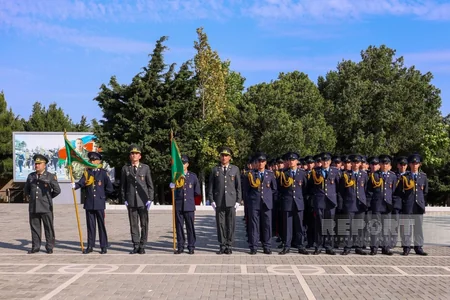 Cəmşid Naxçıvanski adına Hərbi Liseydə buraxılış mərasimi keçirilib