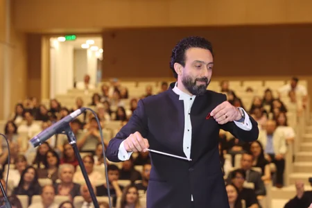 Xankəndi Mədəniyyət Mərkəzində Milli Qurtuluş Gününə həsr edilmiş ilk konsert olub