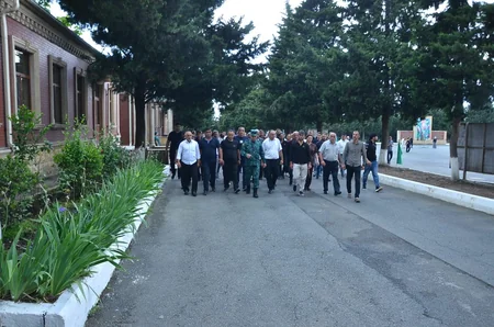 DSX: Gənc əsgərlərin andiçmə mərasimi keçirilib