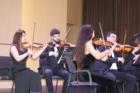 Xankəndi Mədəniyyət Mərkəzində Milli Qurtuluş Gününə həsr edilmiş ilk konsert olub