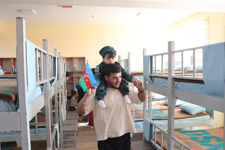 DSX: Gənc əsgərlərin andiçmə mərasimi keçirilib