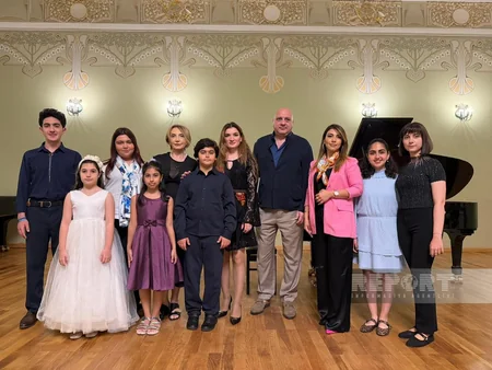 Azərbaycanın gənc ifaçıları Tbilisidə konsert proqramı ilə çıxış ediblər
