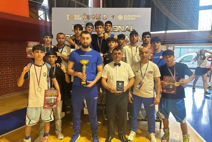 Azərbaycanın yeniyetmə boksçuları Serbiyadakı Millətlər Kubokunda 13 medal əldə ediblər