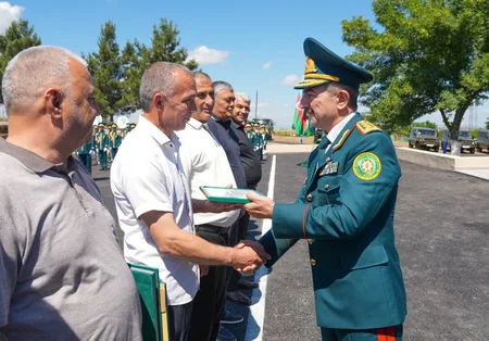 Samur sərhəd komendantlığı xidməti istifadəyə verilib