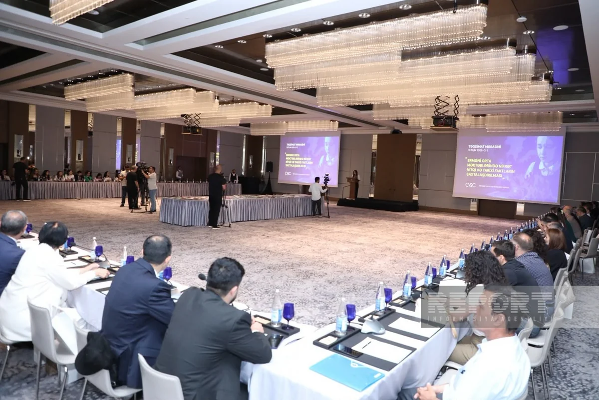 Ermənistanda tarixi faktların saxtalaşdırılması haqqında hesabatın təqdimatı olub